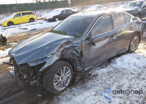 2024 Infiniti Q50 Luxe Awd z USA, uszkodzony, nr VIN JN1EV7BR2RM630218